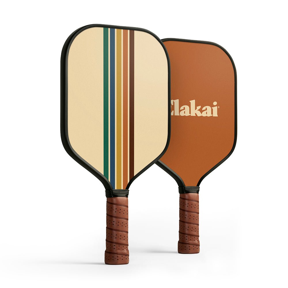 16MM Retro Stripes Pickleball Paddle - EGPBR-05 | Elakai Outdoor