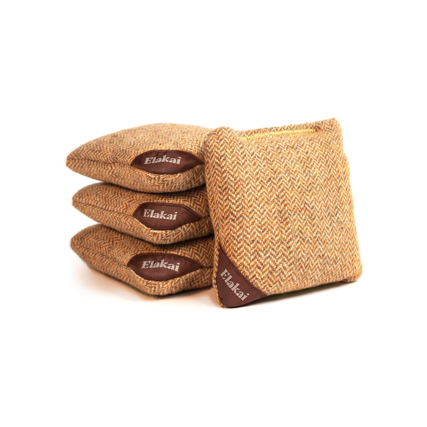 1ft x 2ft Resin & Wood Travel Cornhole Set | Beach Wave - EGCH12R-03-WB | Elakai Outdoor