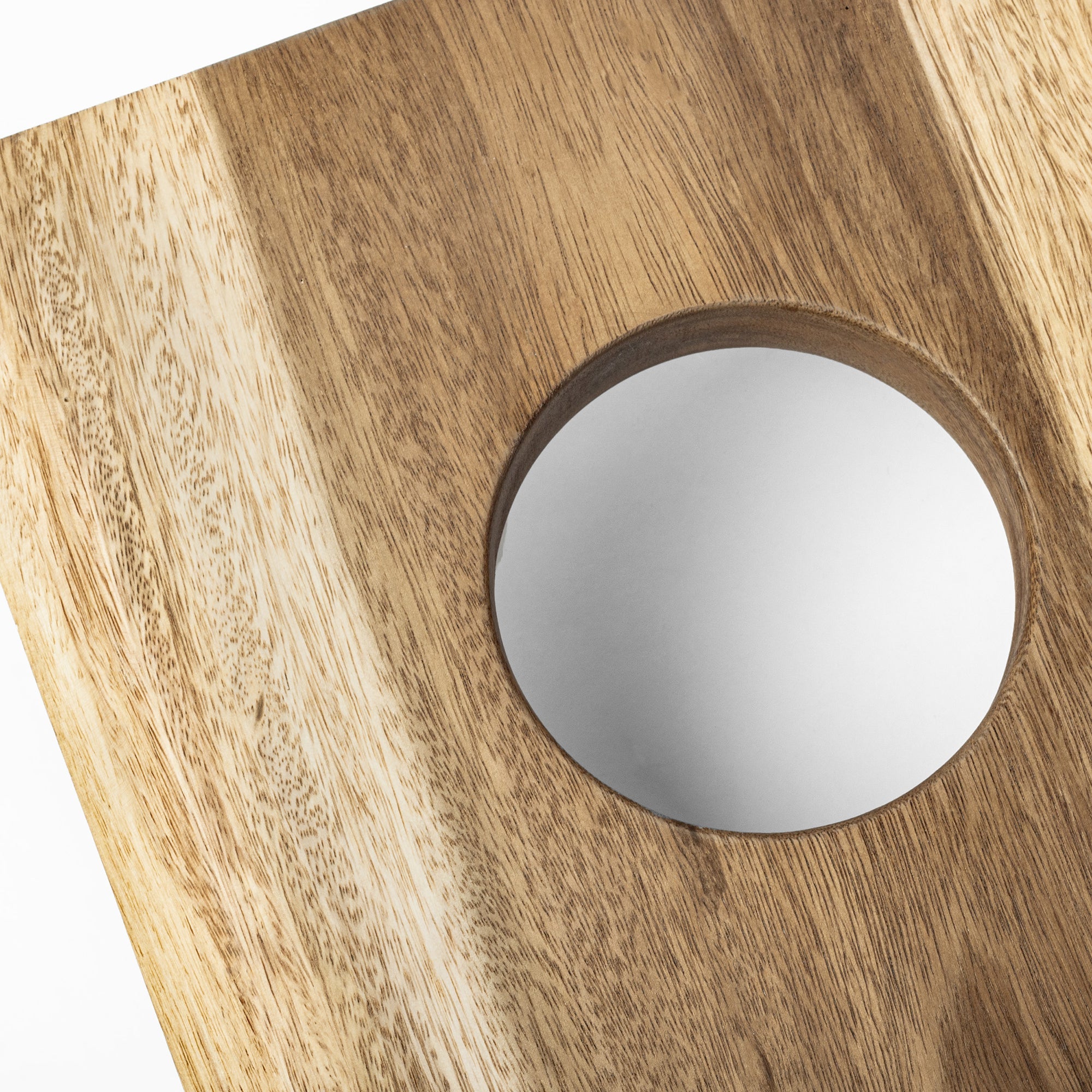 1ft x 2ft Studio Series Acacia Wood Travel Cornhole Set | Natural Grain Finish - EGCH12SLE-01-WB | Elakai Outdoor