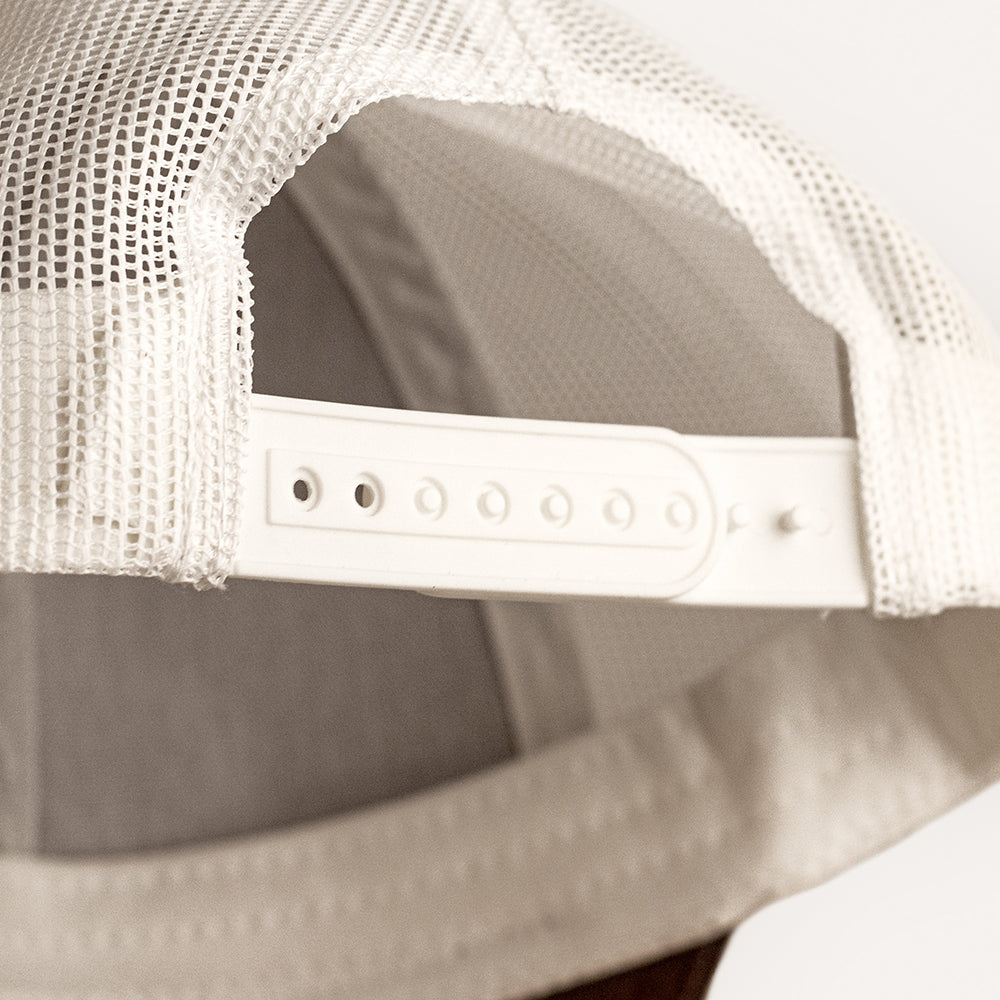 Elakai Embroidered Mountain Patch Low-Profile Trucker Hat