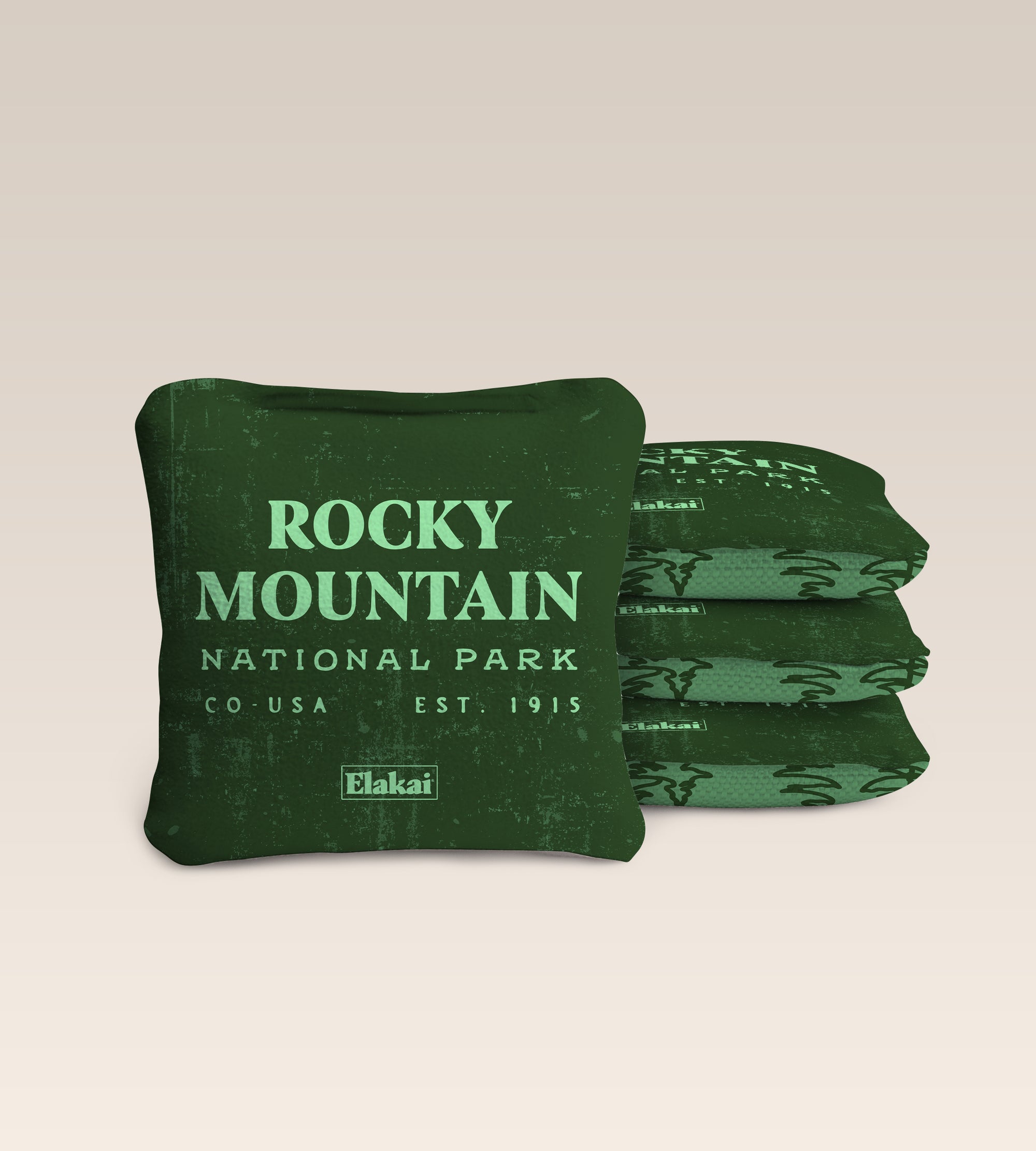 National Parks Rocky Mountain Travel-Size Cornhole Bags