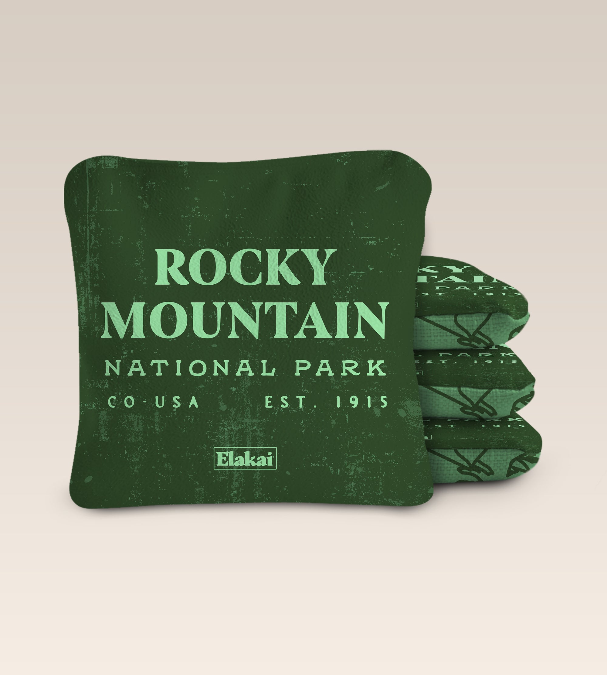 National Parks Rocky Mountain Cornhole Bags