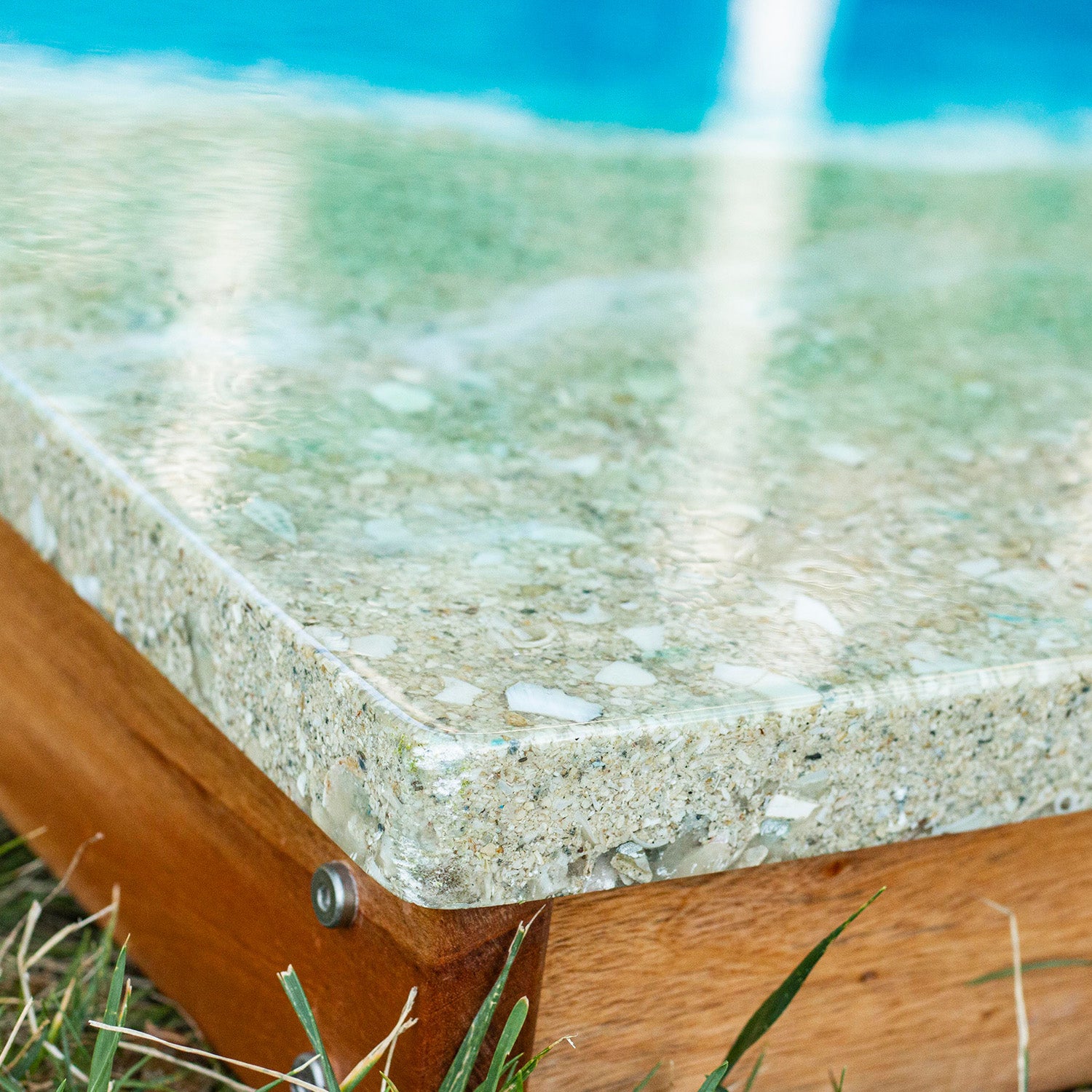 2x4 The Beach Epoxy Resin Cornhole Boards