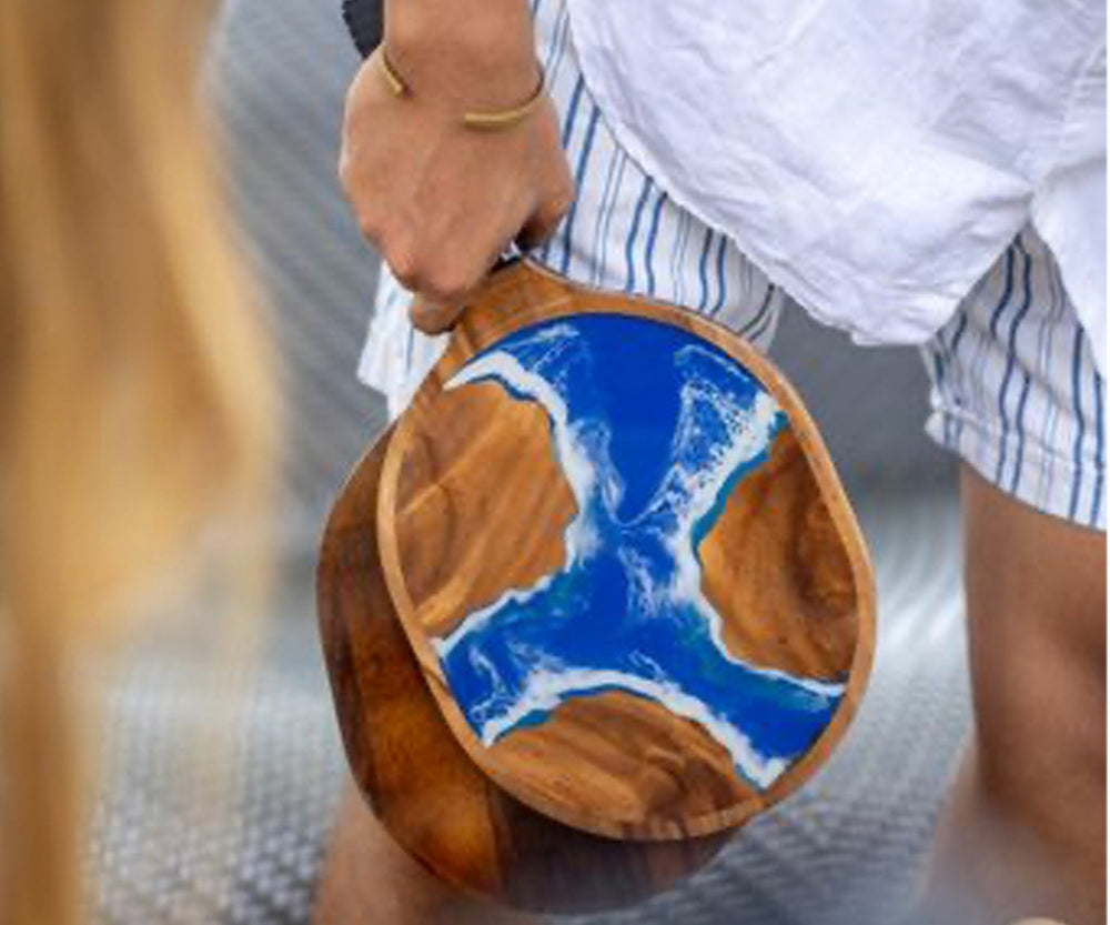 Resin Paddle Ball Set
