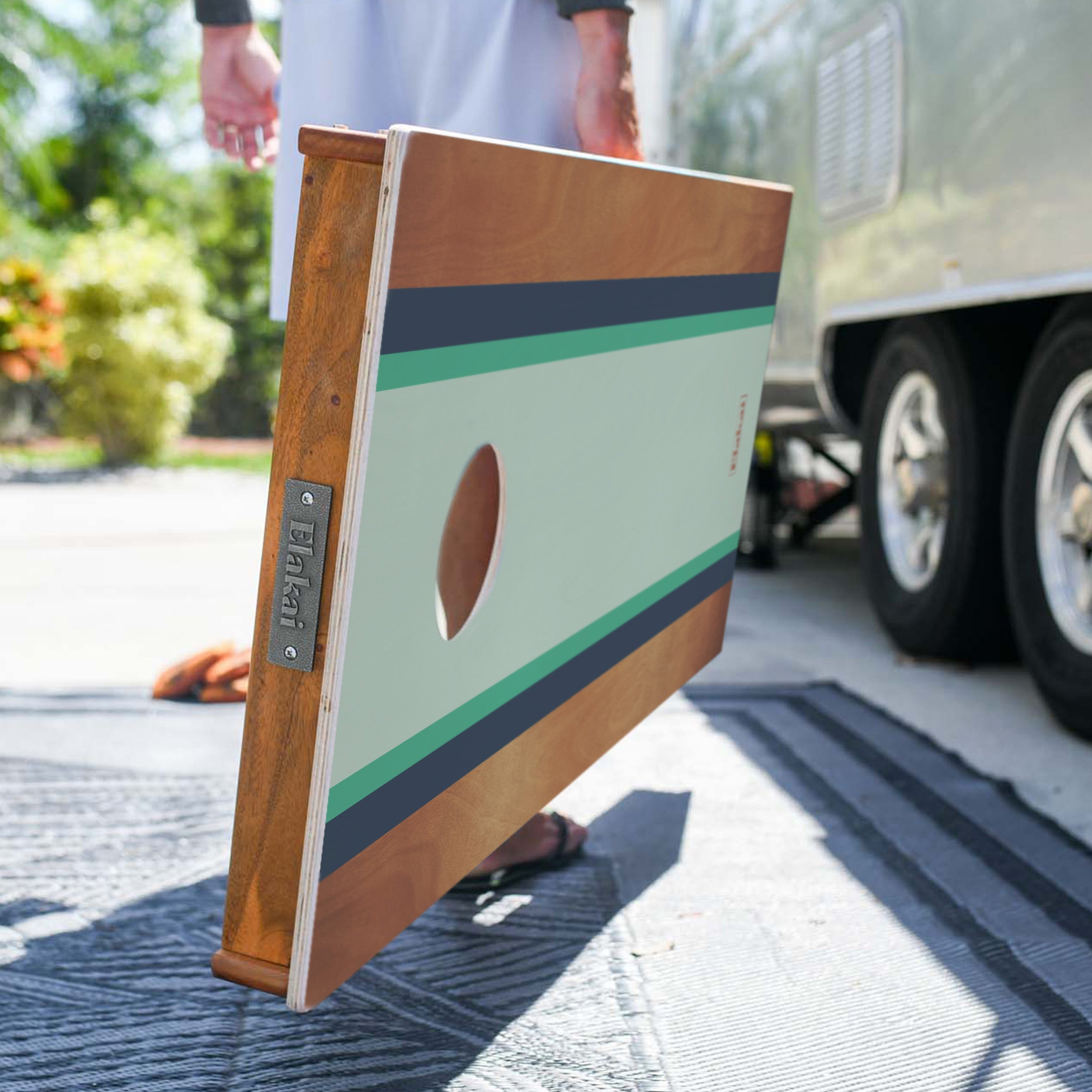 Classic Stripes Gidget | Curated Cornhole Set - | Elakai Outdoor
