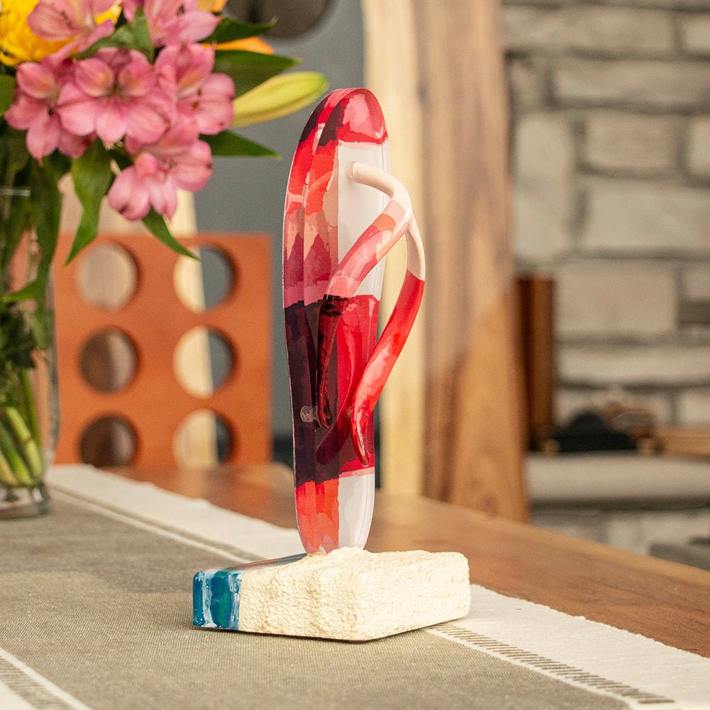 Coastal Lighthouse Flip-Flop Decor - 13-Inch EGFFD-LG | Elakai Outdoor