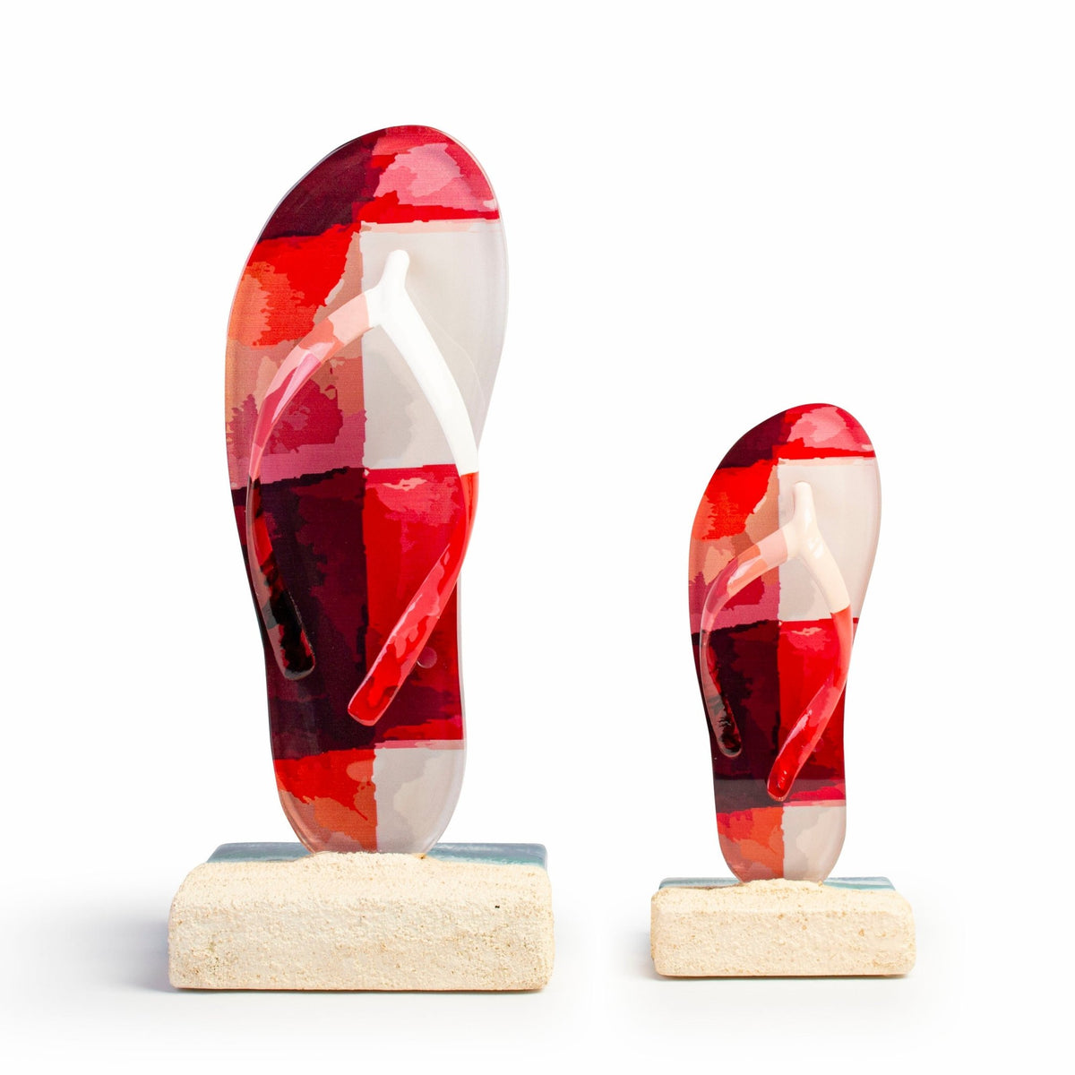 Coastal Lighthouse Flip-Flop Decor - 13-Inch EGFFD-LG | Elakai Outdoor
