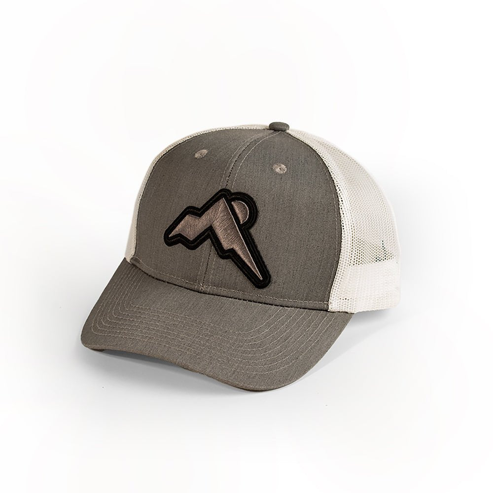 Elakai Embroidered Mountain Patch Low - Profile Trucker Hat - Gray EAHT-05 | Elakai Outdoor