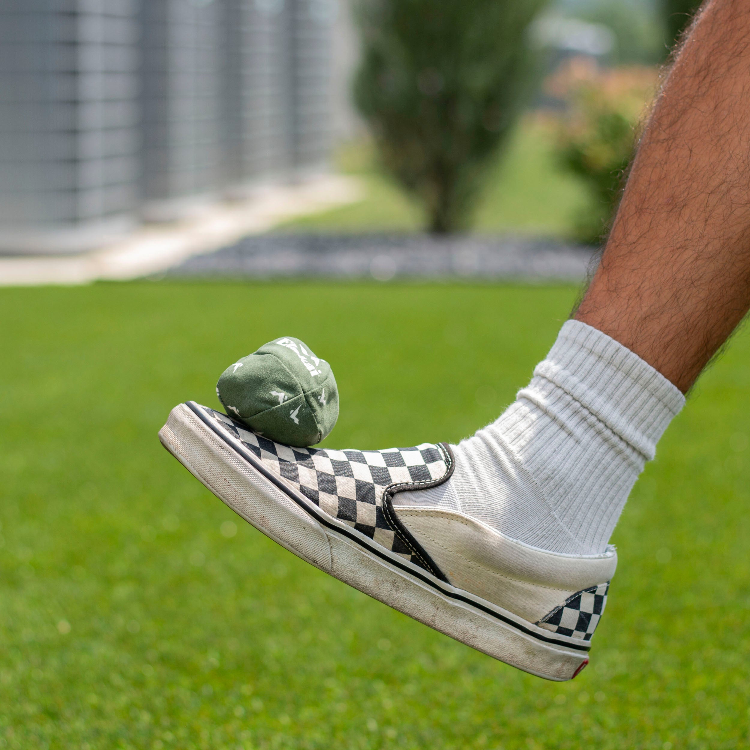 Hacky Sack on vans lifestyle image
#color_green mountains