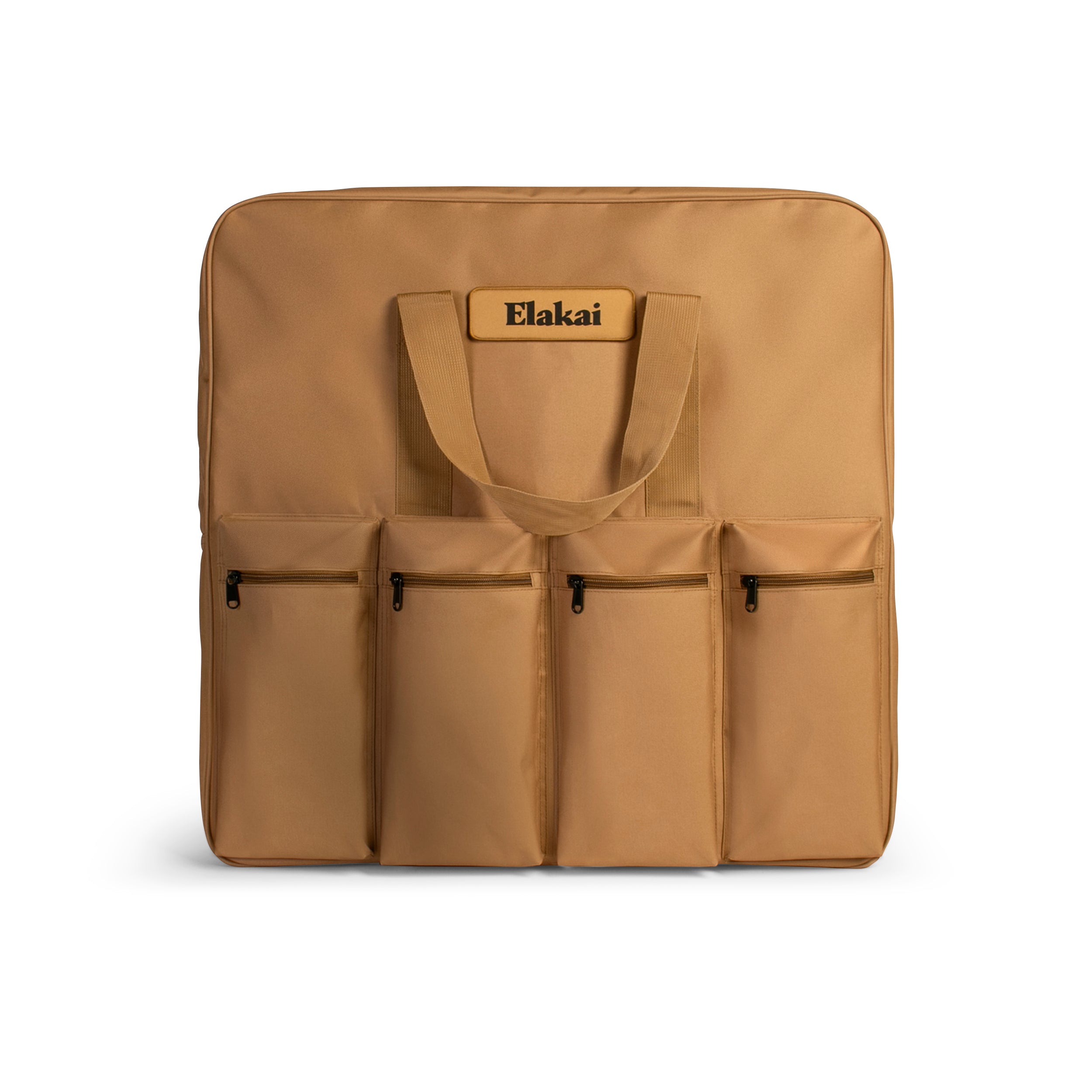 Brown bag with 'Elakai' branding on a white background