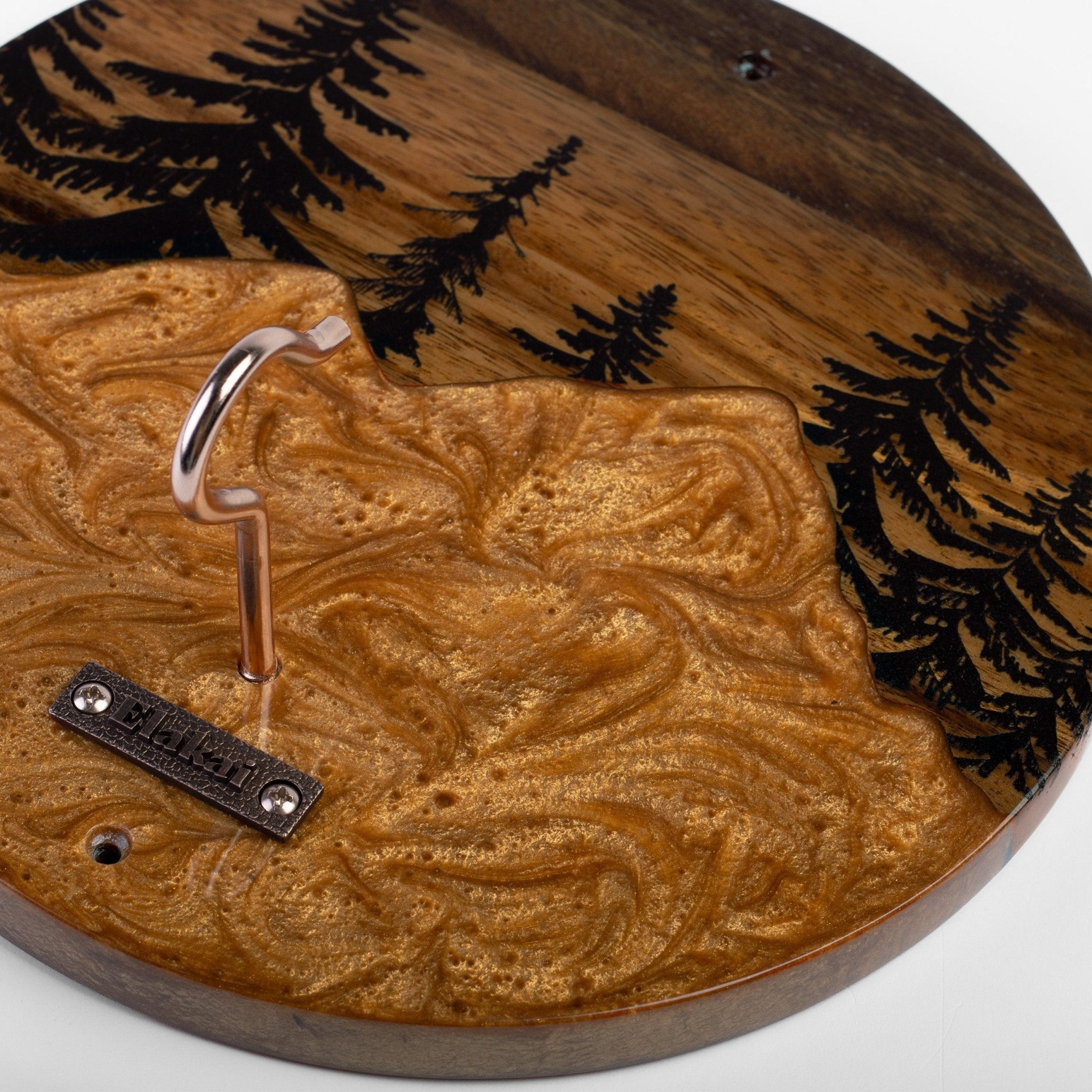 Mountain Acacia Wayfarer Hook & Ring Game - EGHRCRLE-23 | Elakai Outdoor
#color_gold pearl