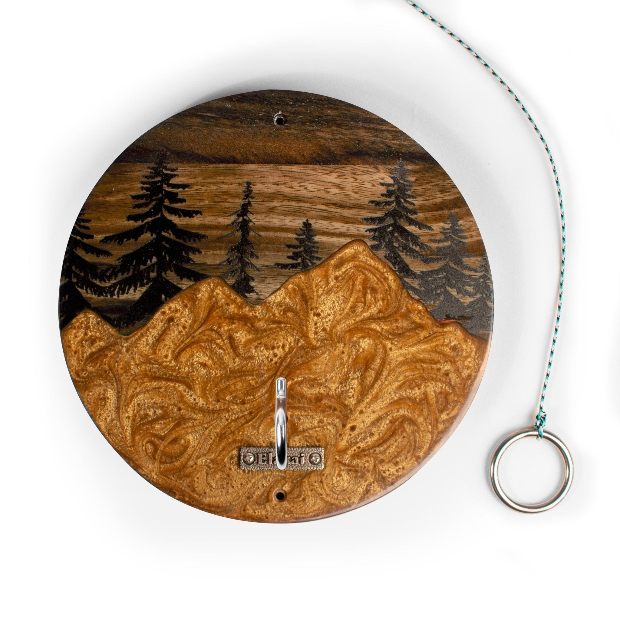 Mountain Acacia Wayfarer Hook & Ring Game - EGHRCRLE-23 | Elakai Outdoor
#color_gold pearl