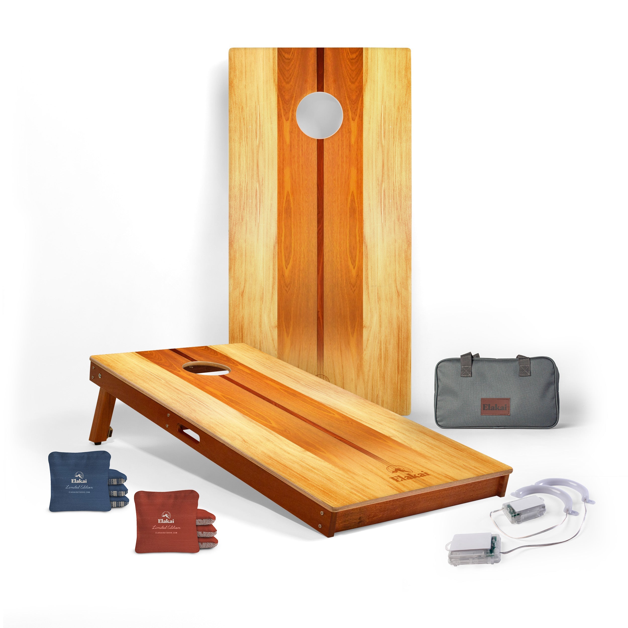 Natural Beach Woody | Curated Cornhole Set - | Elakai Outdoor