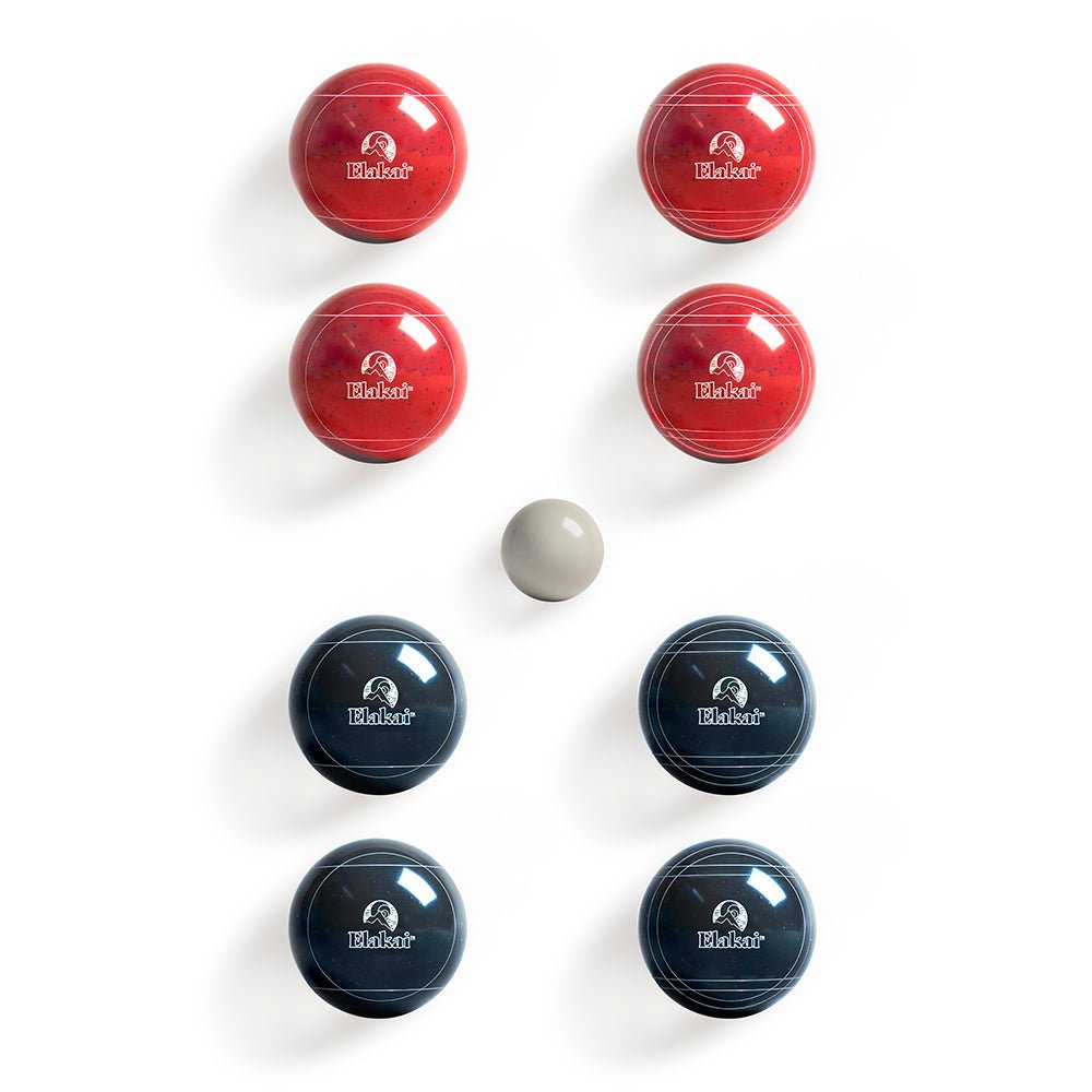 Premium Resin 107mm Rambler Bocce Set - EGBB107R-00 | Elakai Outdoor