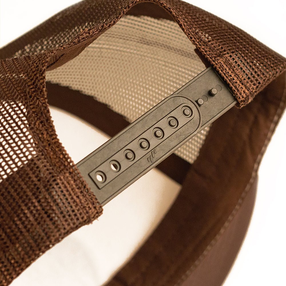 Retro Elakai Patch Flat Brim Hat - Brown EAHT-02 | Elakai Outdoor