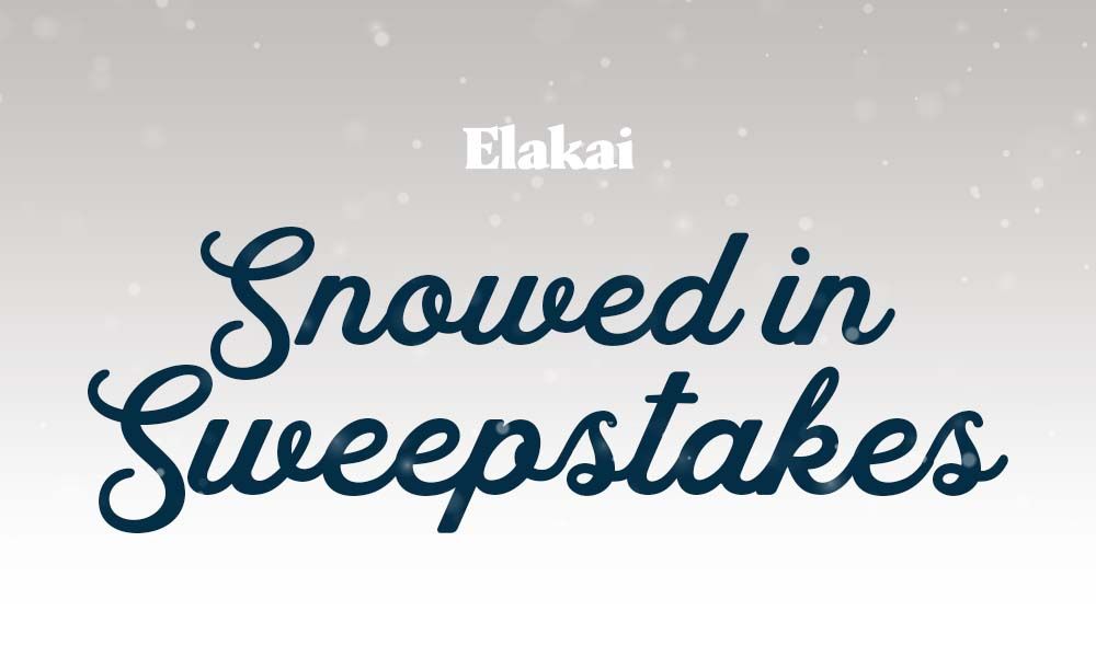 Elakai Outdoor Snowed In Sweepstakes