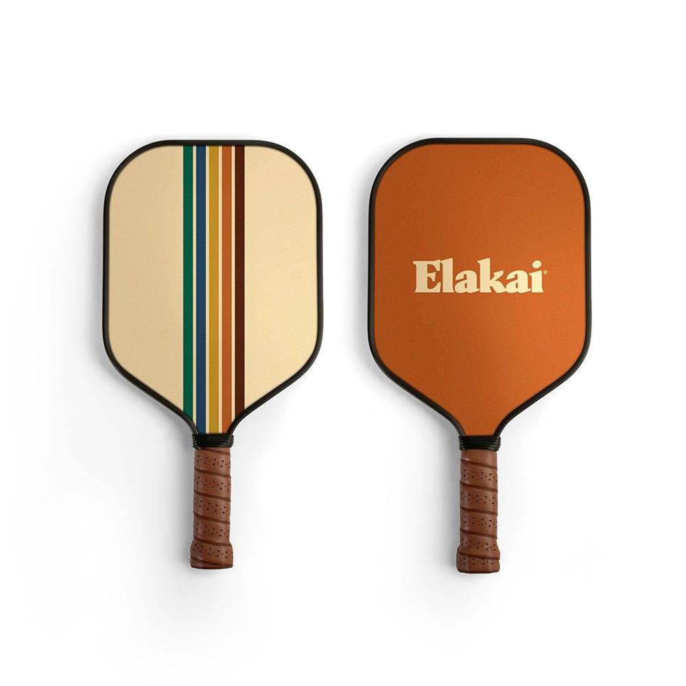 16MM Retro Stripes Pickleball Paddle | Elakai Outdoor