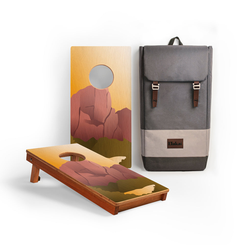 1ft x 2ft Zion Compact Travel Cornhole Boards