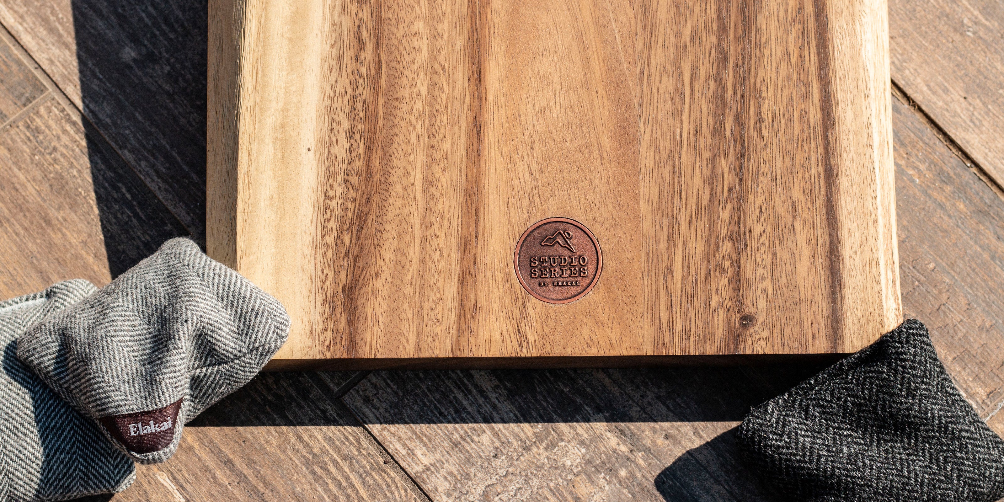 Studio Series Mini Cornhole Boards | Handcrafted Acacia Wood