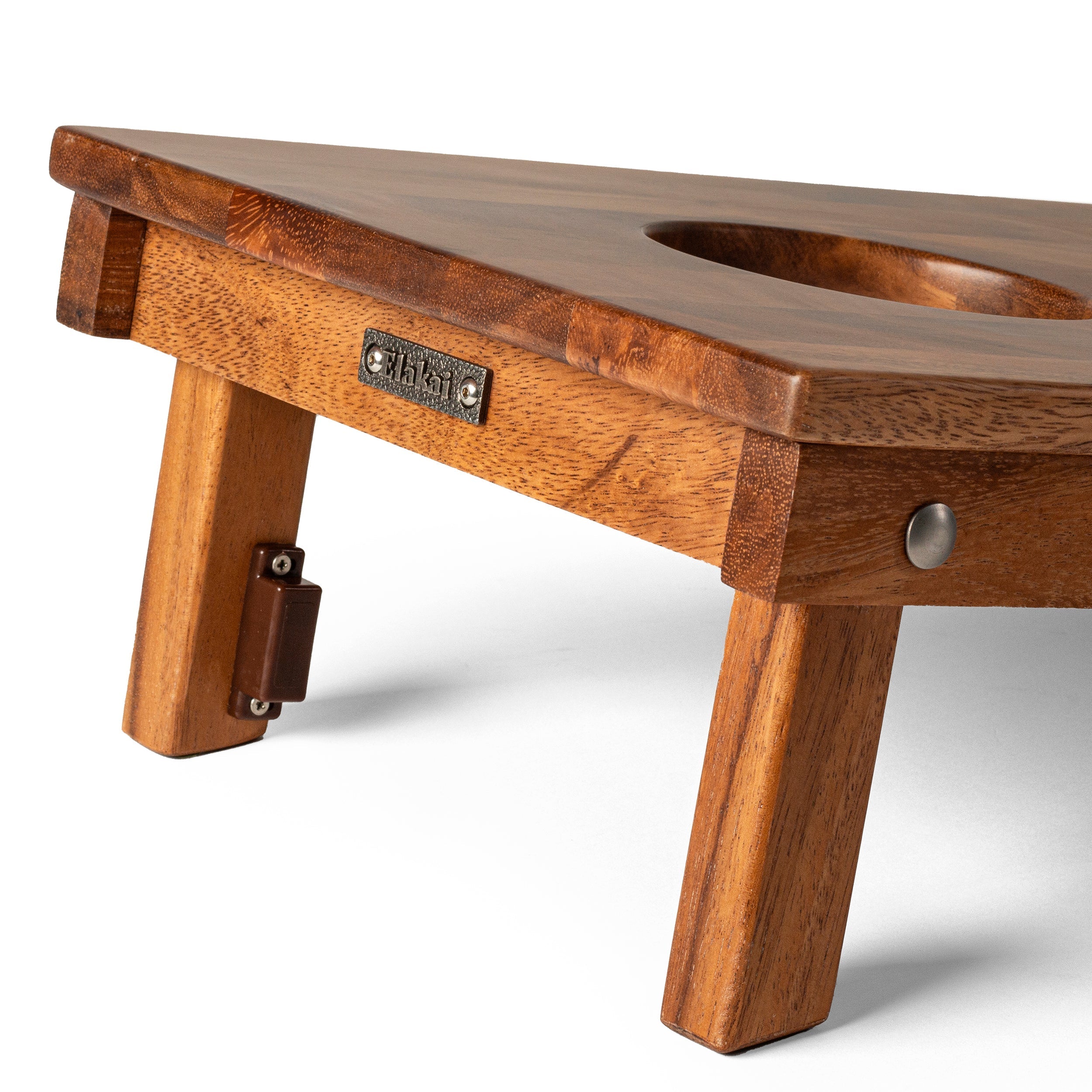 1ft x 2ft Resin & Wood Travel Cornhole Set | Beach Wave - EGCH12R-03-WB | Elakai Outdoor