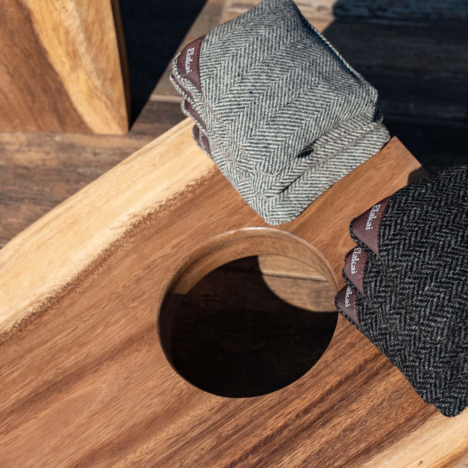Studio Series Mini Cornhole Boards | Handcrafted Acacia Wood