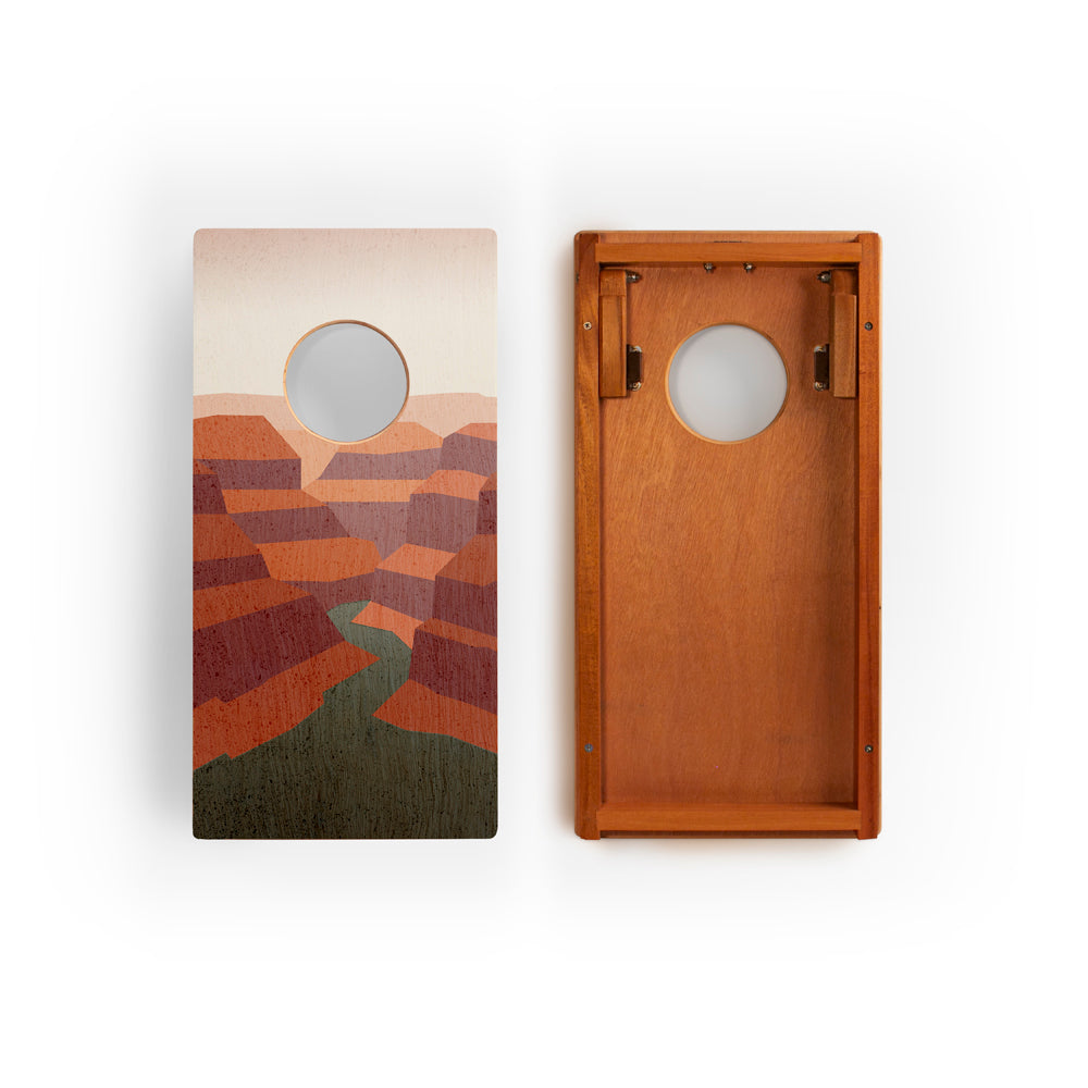 1ft x 2ft Grand Canyon Compact Travel Cornhole Boards