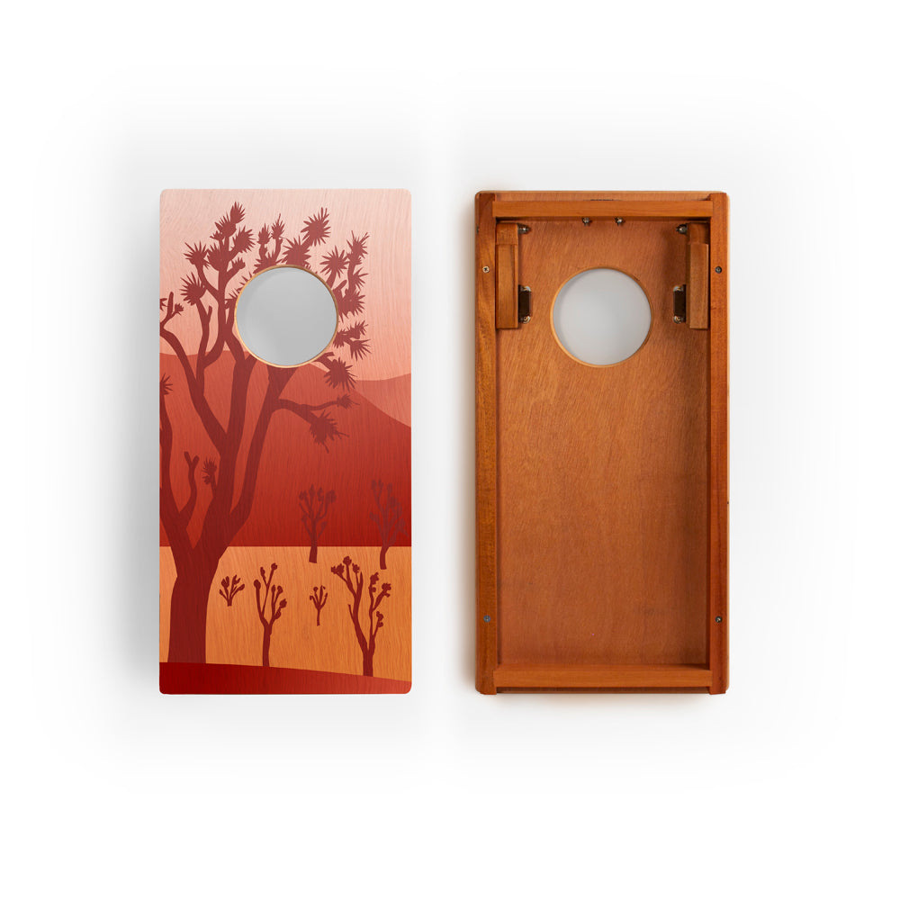 1ft x 2ft Joshua Tree Compact Travel Cornhole Boards