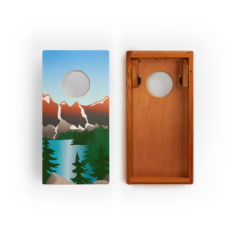 1ft x 2ft Rocky Mountain Compact Travel Cornhole Boards