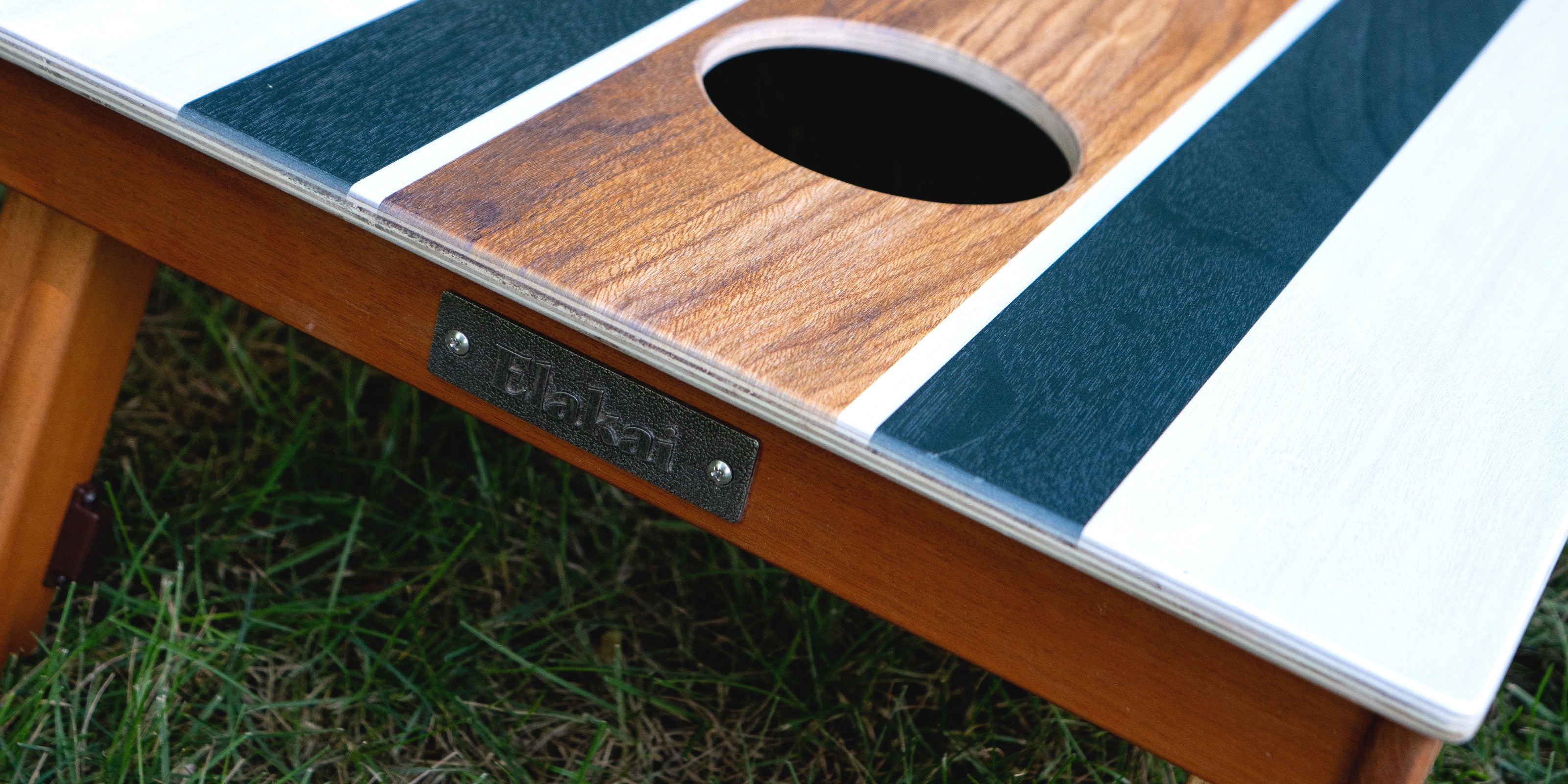 co+fe　ウッドボード 2ft x 4ft Graphic Wood Classic Cornhole Set | Natural Surf Beach