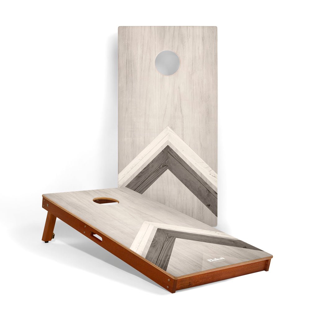 2ft x 4ft Graphic Wood Classic Cornhole Set | Modern Angle