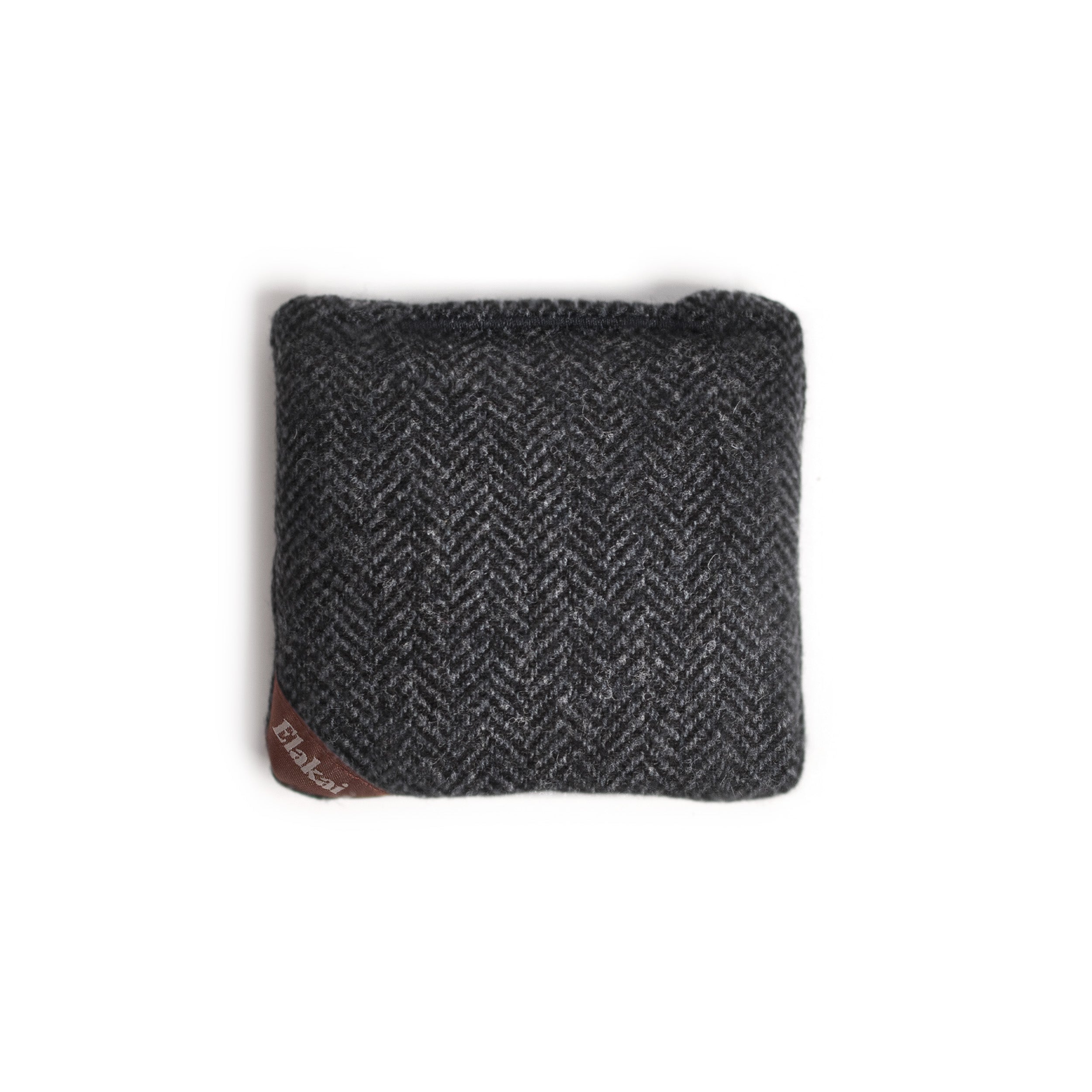 4 - in Travel Herringbone Cornhole Bags | Premium All - Weather Collection - Black EGCB44H-08 | Elakai Outdoor