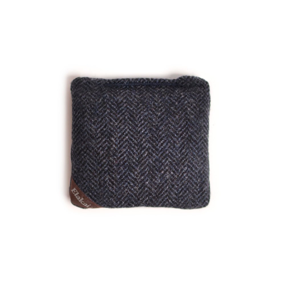 4 - in Travel Herringbone Cornhole Bags | Premium All - Weather Collection - Midnight Navy EGCB44H-06 | Elakai Outdoor