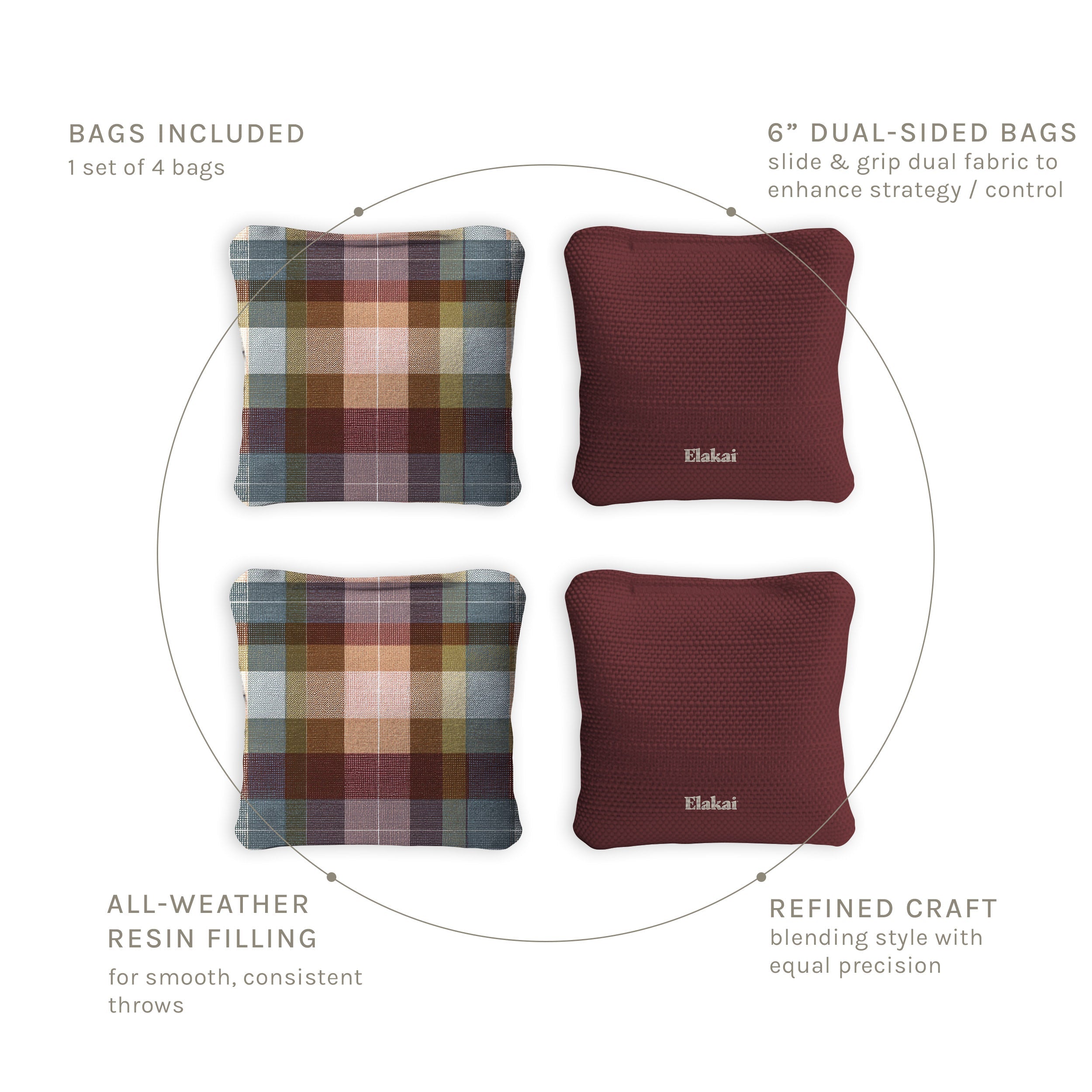 #color_Classic Patchwork Plaid Deep Maroon