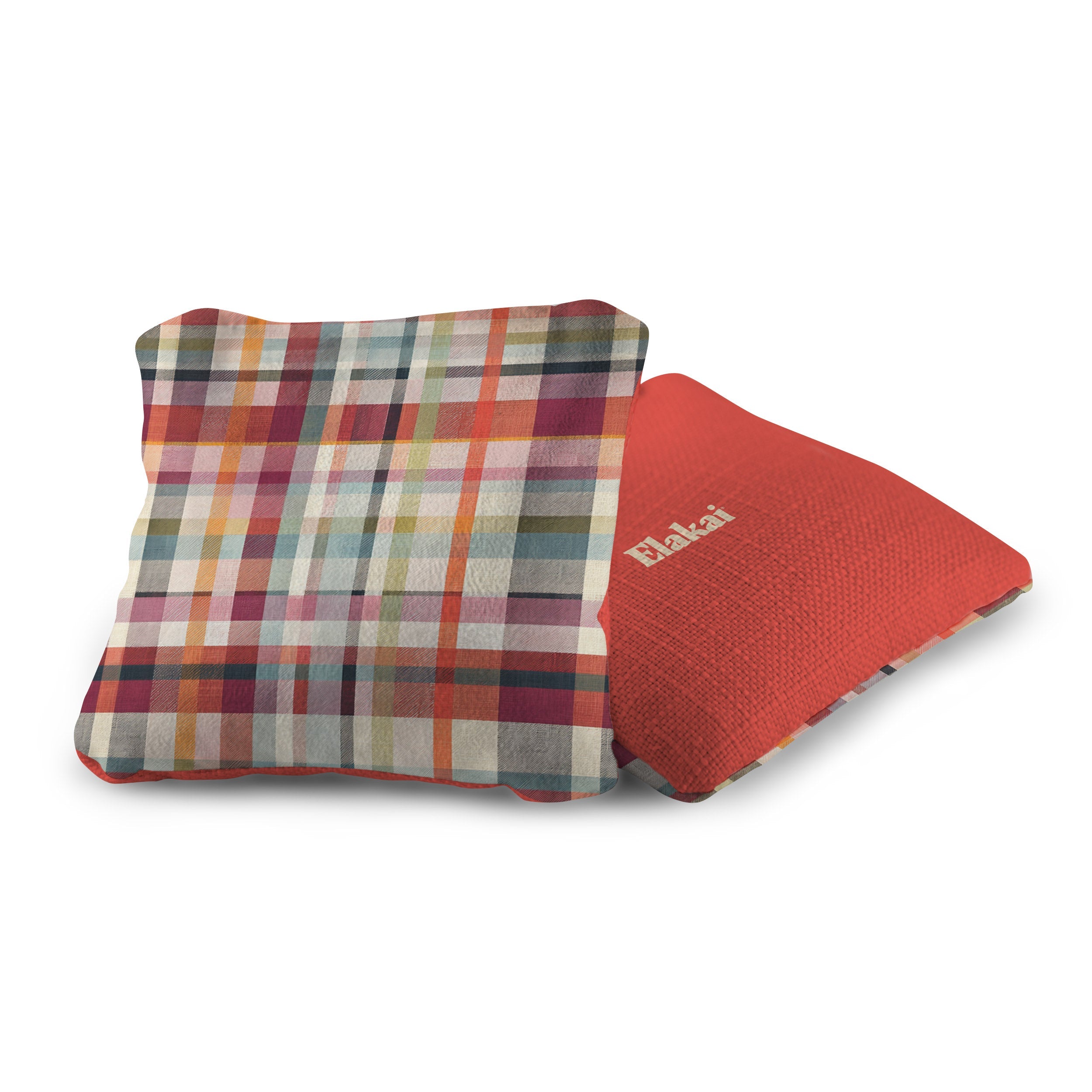 #color_Madras Plaid Sunset Orange