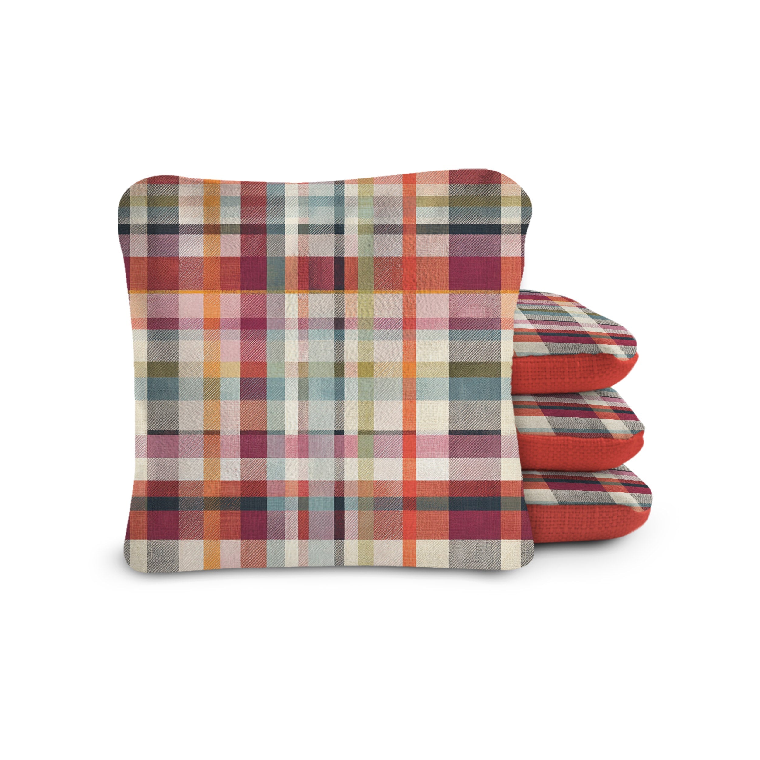 #color_Madras Plaid Sunset Orange