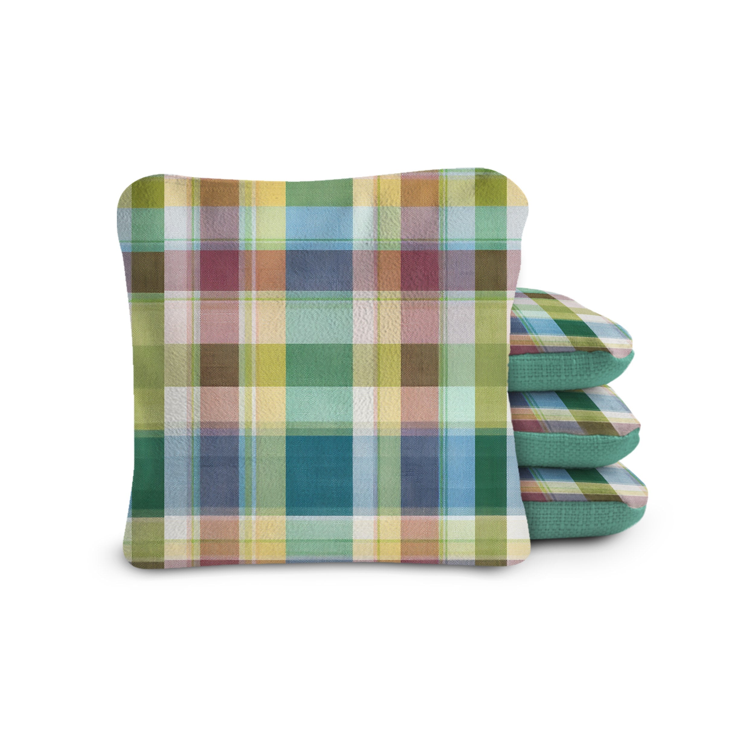 #color_Retro Patchwork Plaid Spring Lake