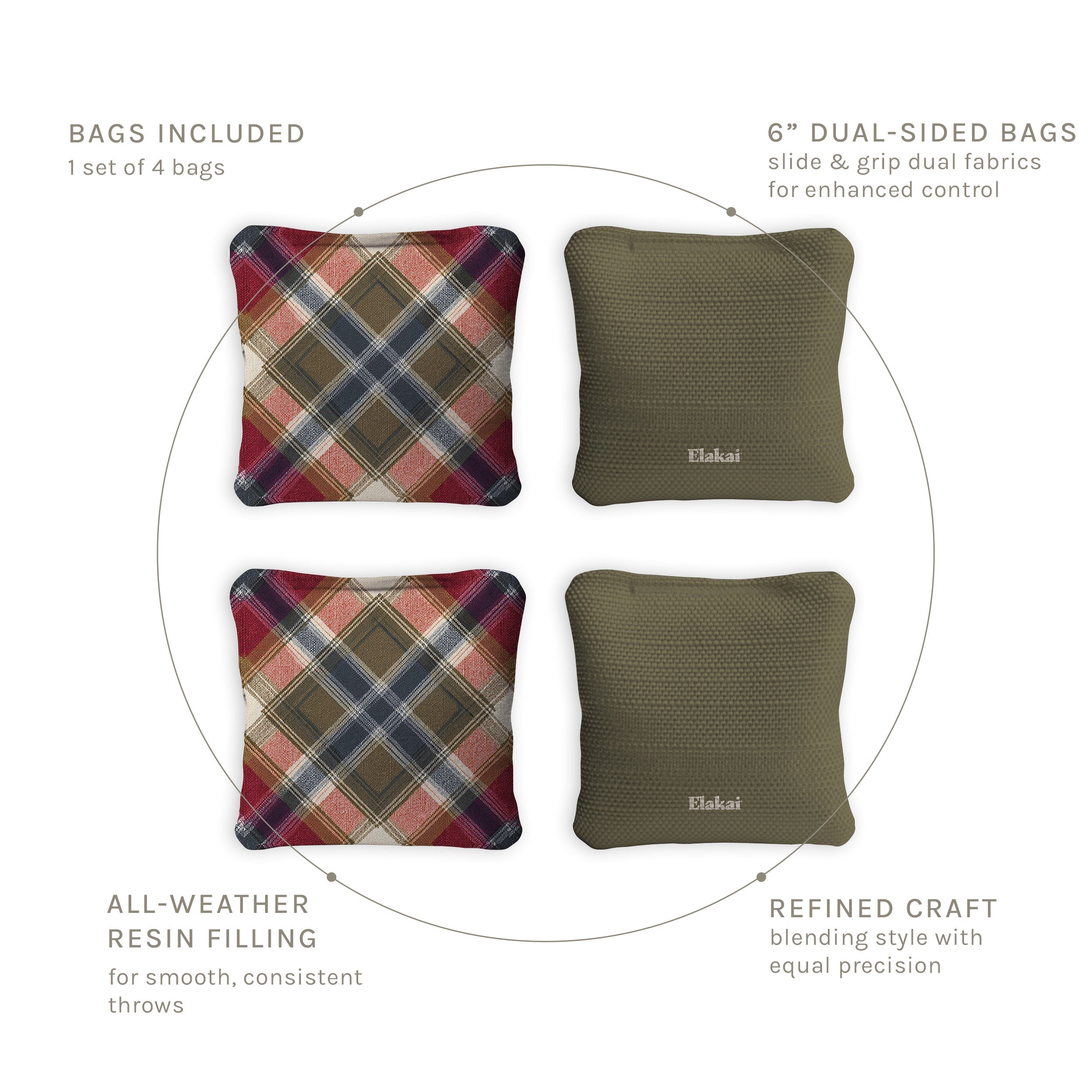 #color_Rustic Tartan Plaid Olive Green