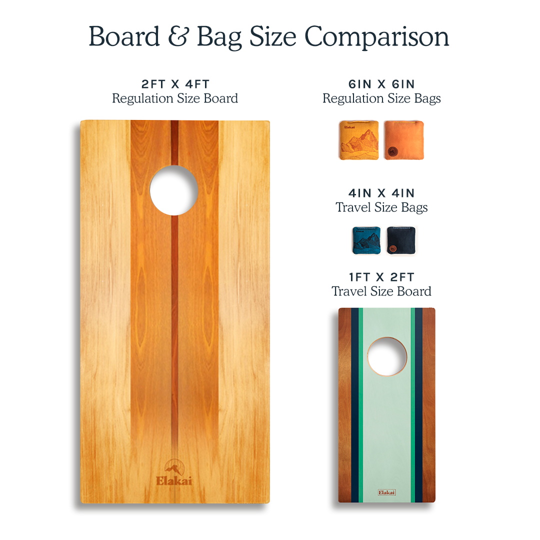 2x4 Pictured Rocks Cornhole Boards