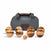 Hevea Wood 72mm Travel Bocce Set