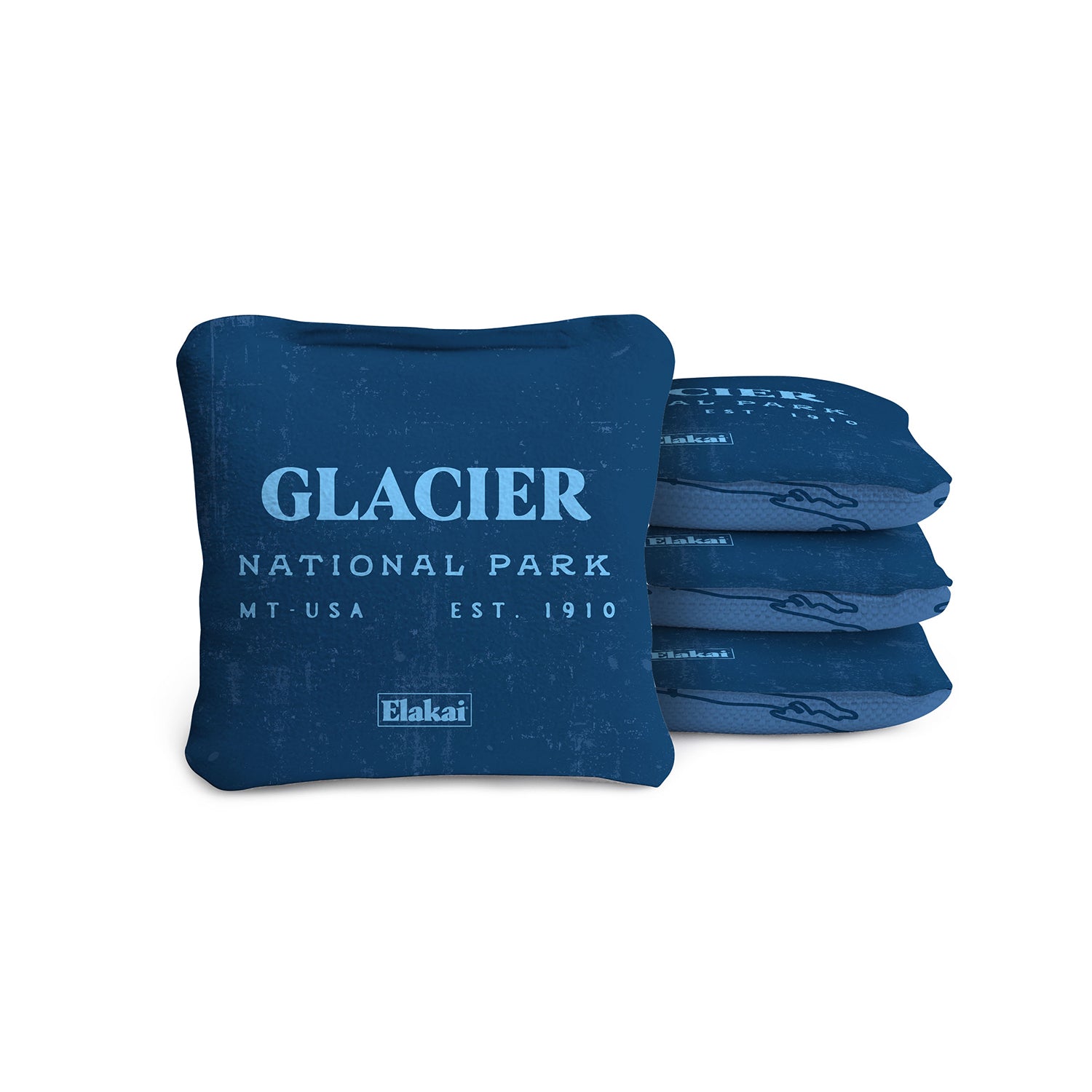 1ft x 2ft Glacier Compact Travel Cornhole Board Set