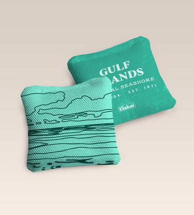 National Parks Gulf Islands Shore Travel-Size Cornhole Bags