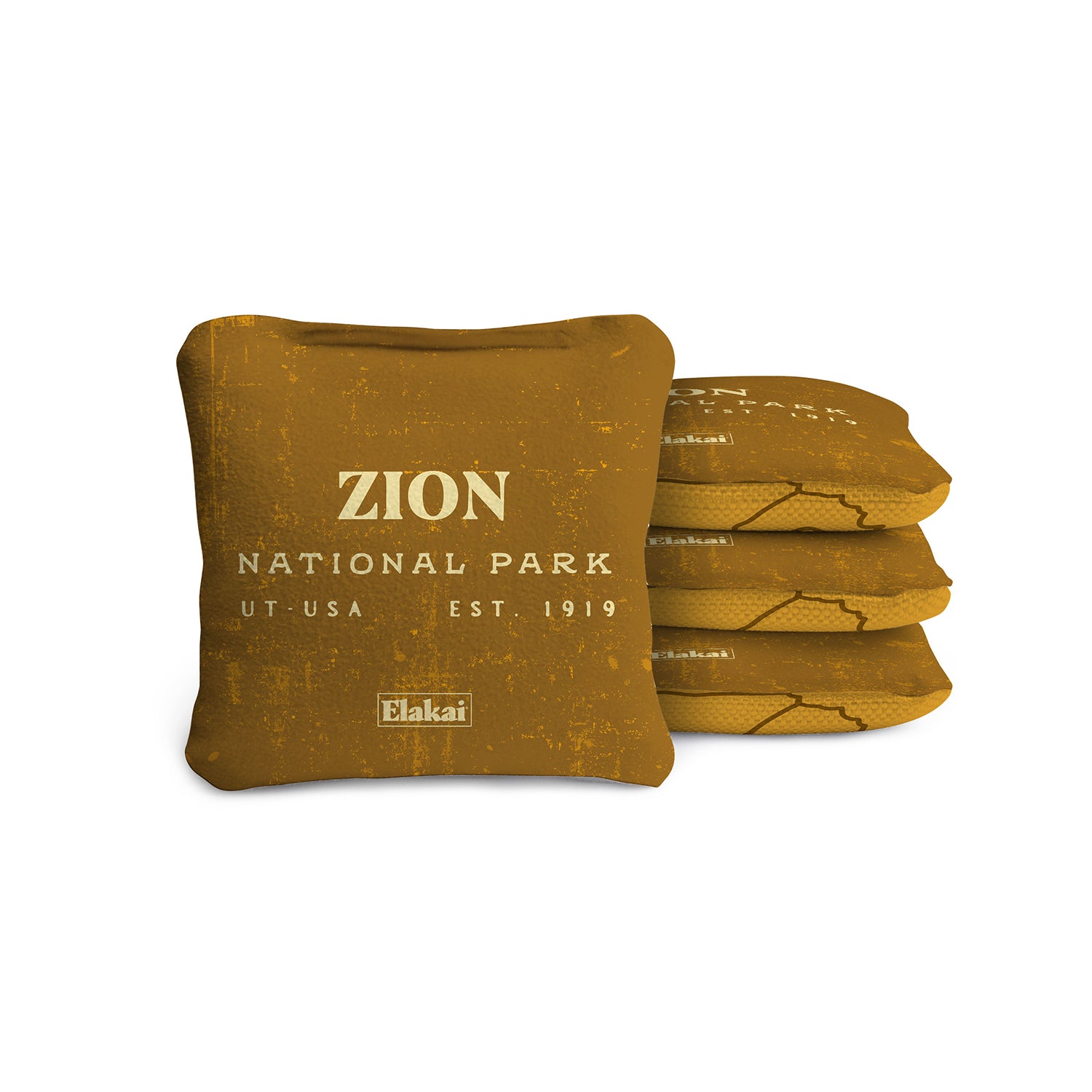1ft x 2ft Zion Compact Travel Cornhole Board Set