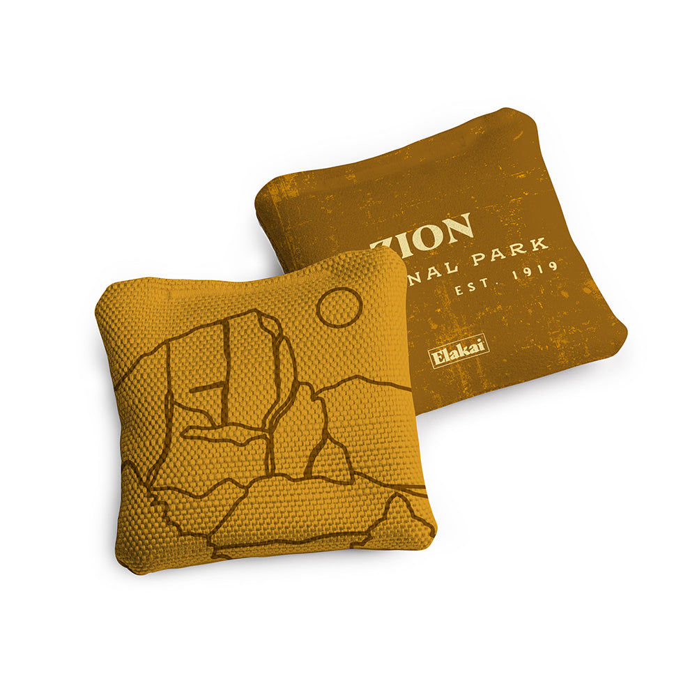 National Parks Zion Travel-Size Cornhole Bags