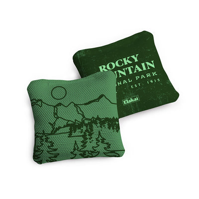 National Parks Rocky Mountain Travel-Size Cornhole Bags