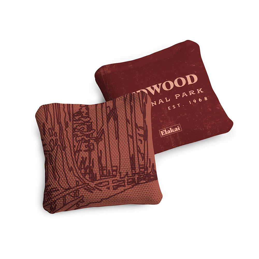 National Parks Redwoods Travel-Size Cornhole Bags