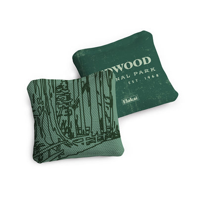 National Parks Redwoods Travel-Size Cornhole Bags