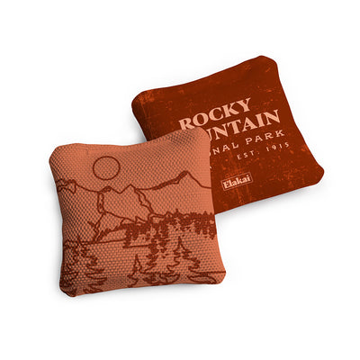 National Parks Rocky Mountain Travel-Size Cornhole Bags