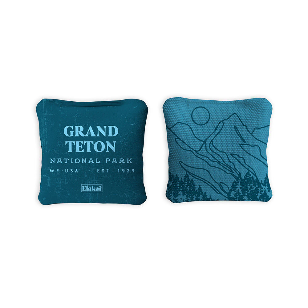 National Parks Grand Teton Travel-Size Cornhole Bags