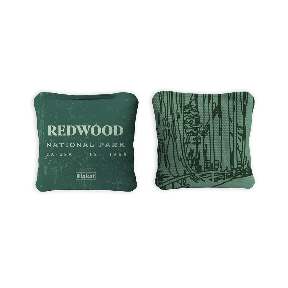 National Parks Redwoods Travel-Size Cornhole Bags