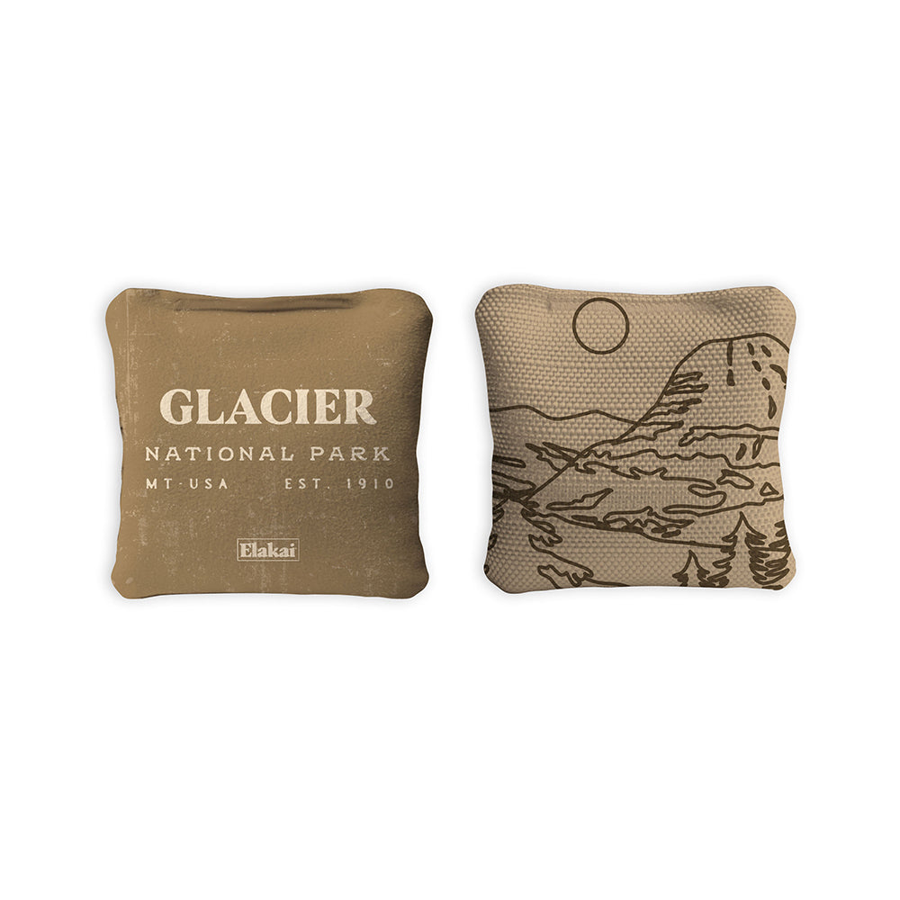 National Parks Glacier Travel-Size Cornhole Bags